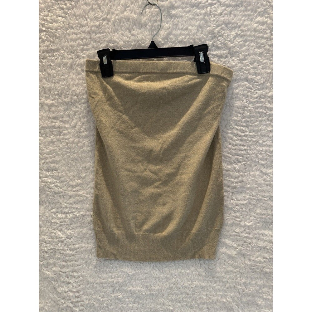 Express Y2K Cyberpunk Gold Sweater Tube top Sparkle Vintage Medium